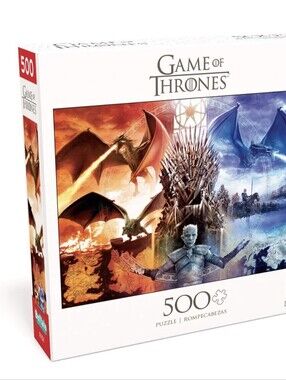 NIB 500-Piece Puzzle - Game Of Thrones Themed Multi-Color